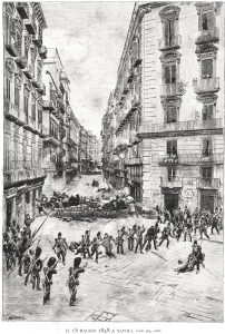 Gli scontri del 1848 in via Toledo
